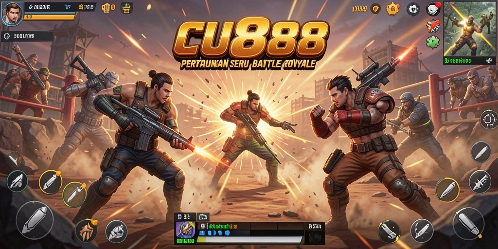 Tampilan gameplay seru dan mendebarkan di CU888.