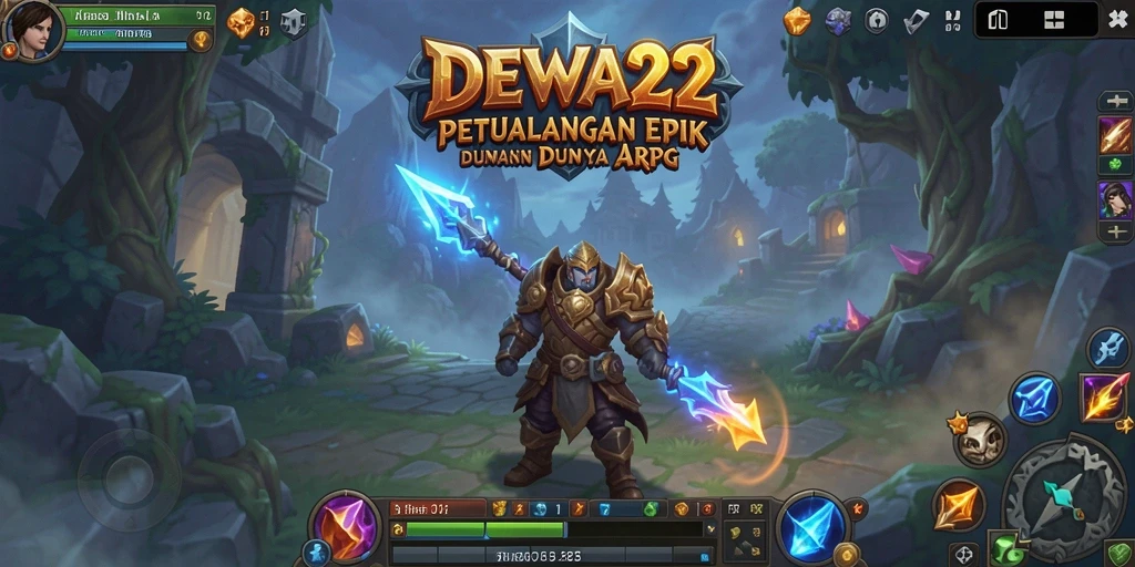 Gameplay seru DEWA22 menampilkan aksi dan petualangan yang mendebarkan.