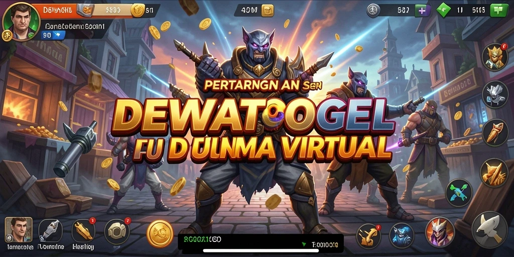 Tampilan seru gameplay DEWATOGEL dengan aksi Fighting yang mendebarkan.