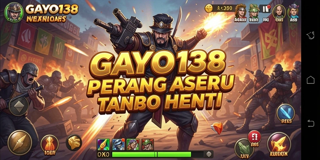Tampilan gameplay GAYO138 yang menegangkan dan seru.