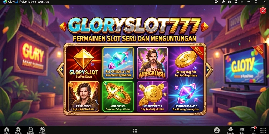 Tampilan gameplay Slot yang menarik di GLORYSLOT777.