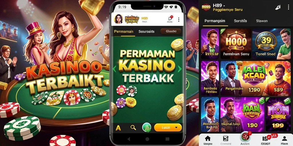 Tangkapan layar H89 menunjukkan pengalaman seru dalam bermain kasino.