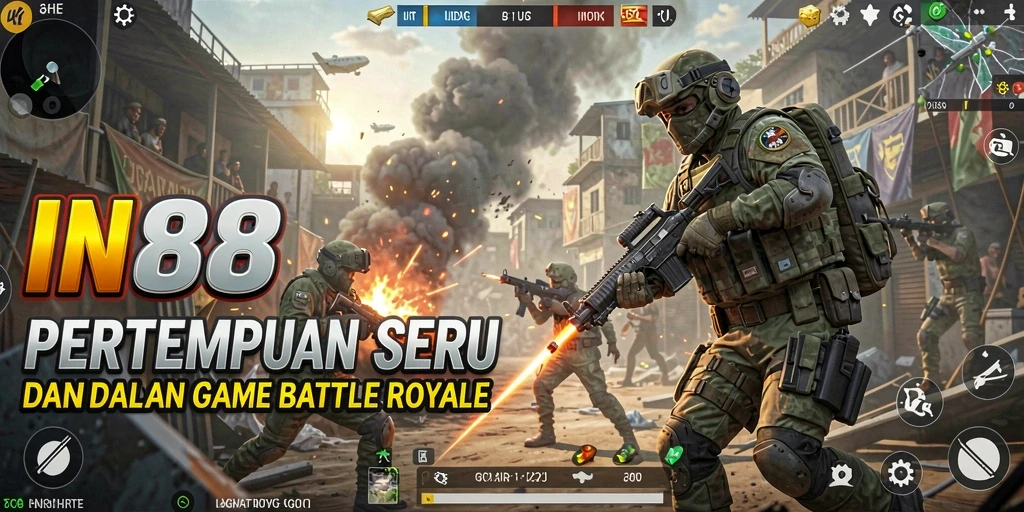 Gameplay seru dan menantang di IN88 Battle Royale.