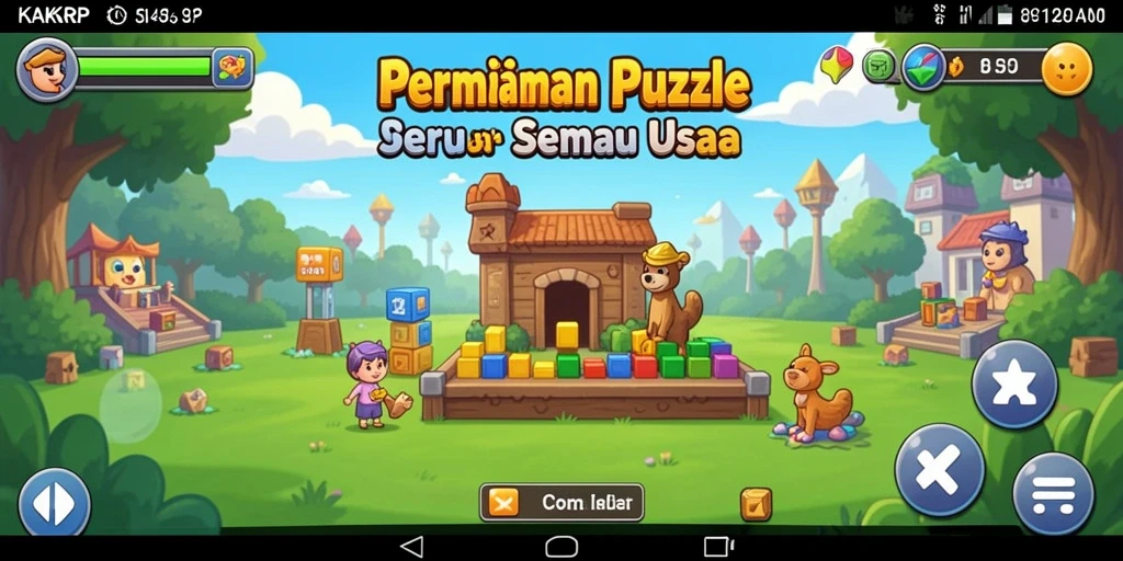 Gameplay KAKRP yang menantang dan menarik perhatian.