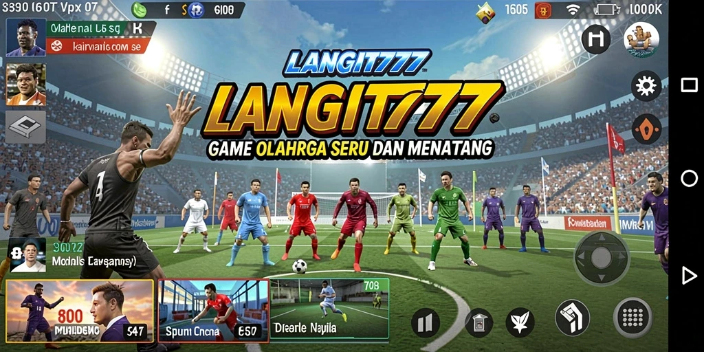 Tampilan menarik dari gameplay LANGIT777 yang seru dan kompetitif.