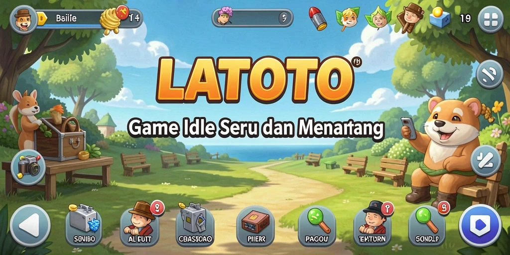 Tampilan gameplay LATOTO yang mengasyikkan dan penuh warna.