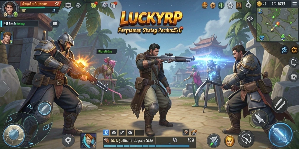 Tampilan gameplay LUCKYRP yang memukau dengan strategi mendalam.