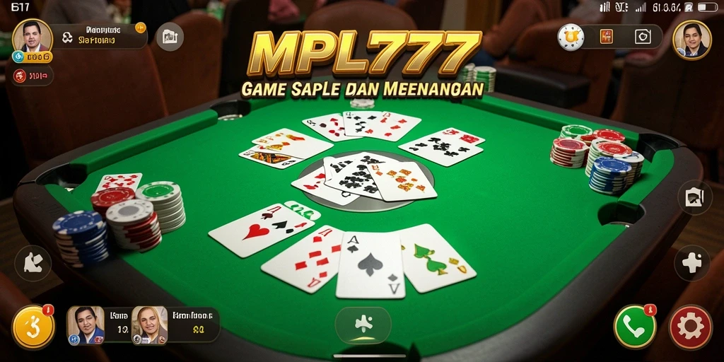 Gambaran gameplay Gaple yang seru dan interaktif di MPL777.