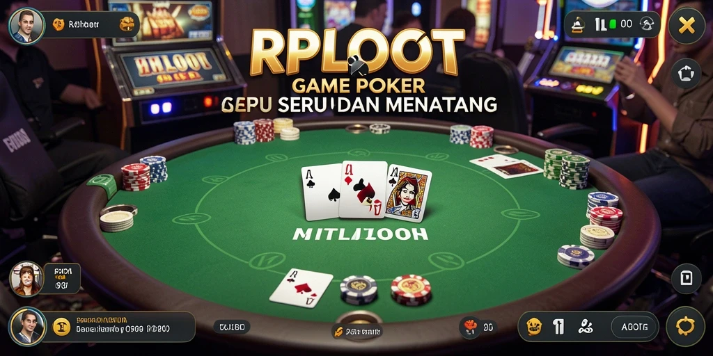 Tampilan antarmuka gameplay RPLOOT yang menarik dan dinamis.