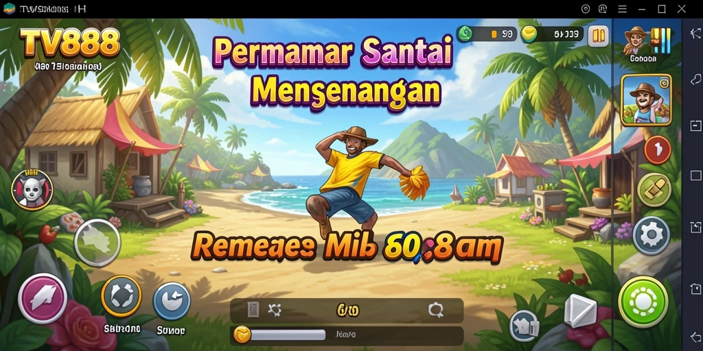 Tampilan gameplay TV888 yang menyenangkan dan penuh warna.